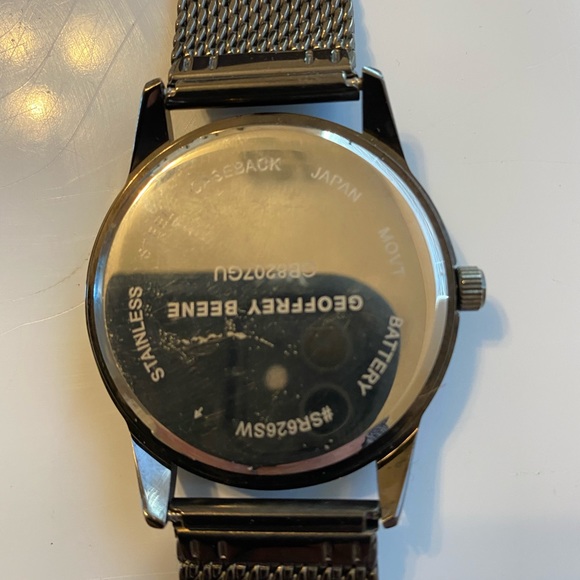 Geoffrey Beene Black Diamond Watch I Only Wore Couple Of Times - Picture 3 of 3